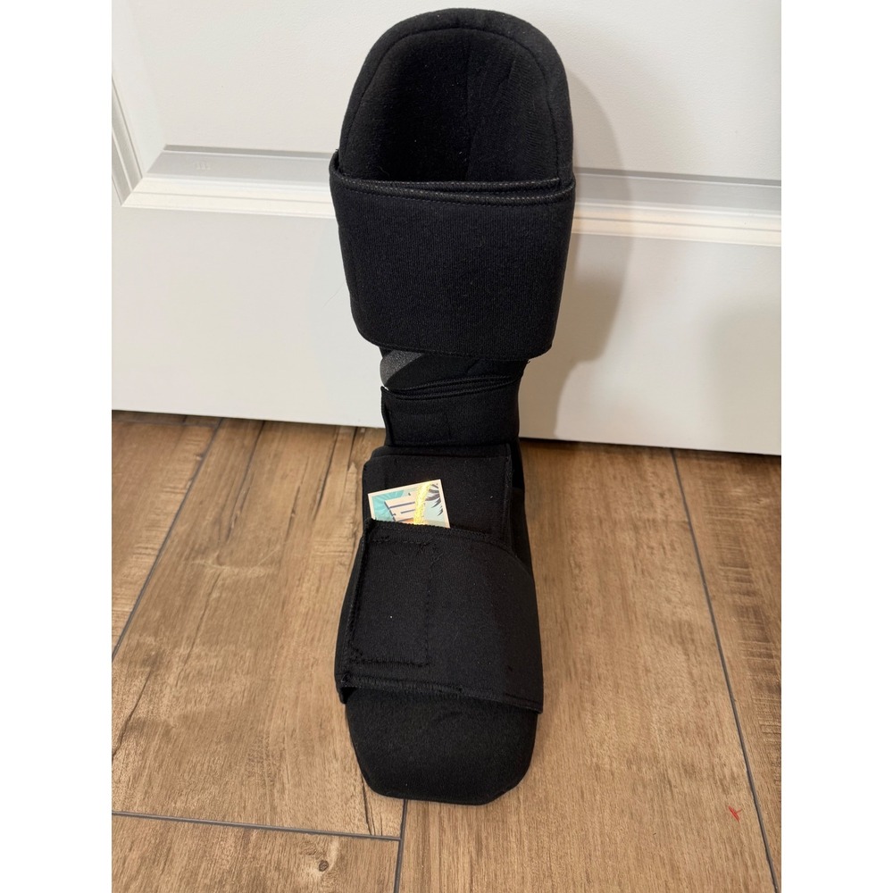 Vive Plantar Fasciitis Night Splint Soft Padded Foot Brace Black Adjustable